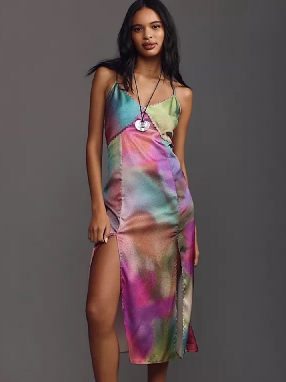 Anthropologie Cecilia Erlich Slip Dress Size M